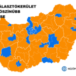 Régiónkban Rétvári Bence és Tuzson Bence győzhet a Nézőpont Intézet mandátumbecslési projektjének előrejelzése szerint terkep